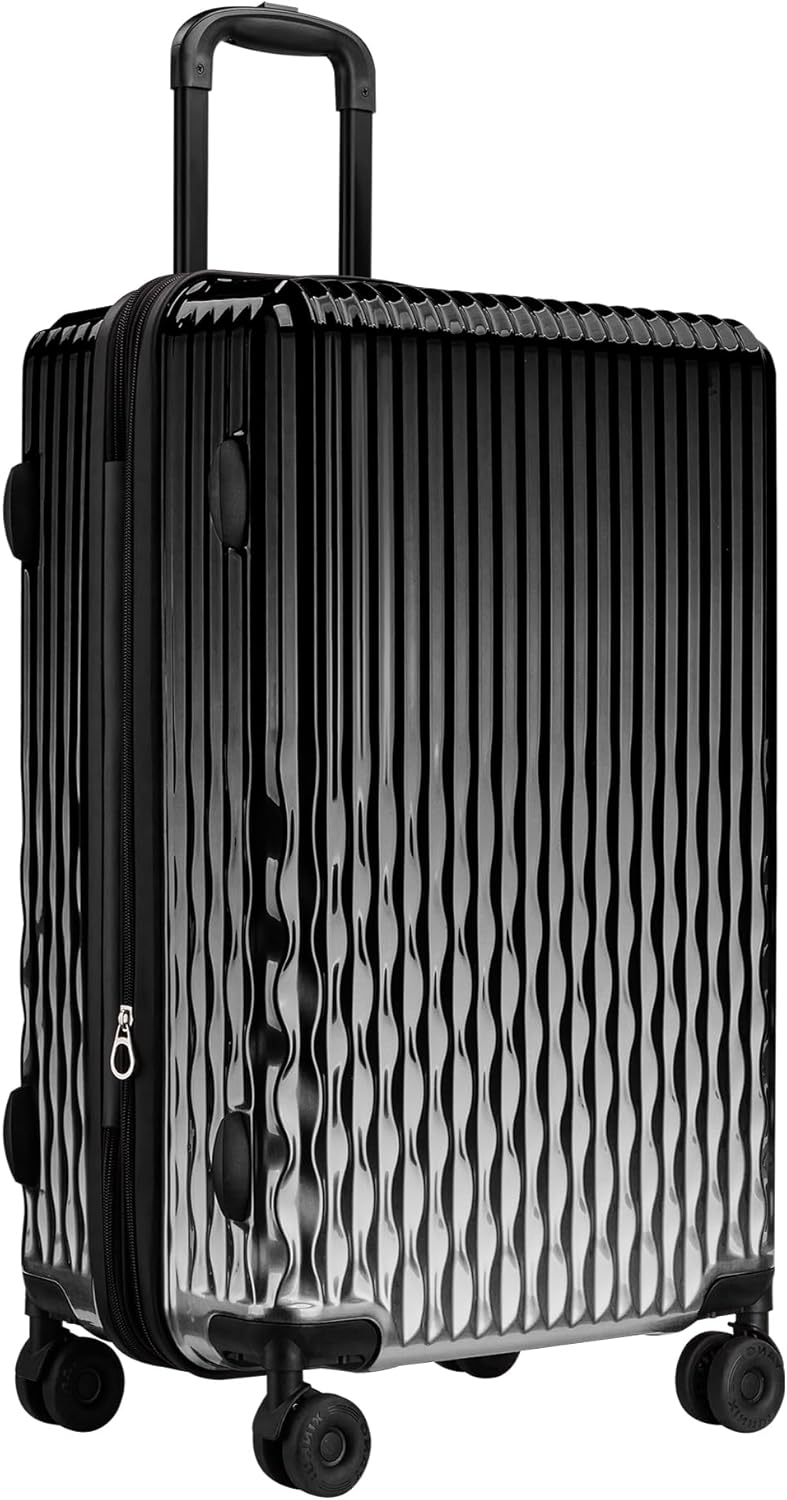 Small Suitcase, 21 Inch Luggage with Wheels, Hardside Large