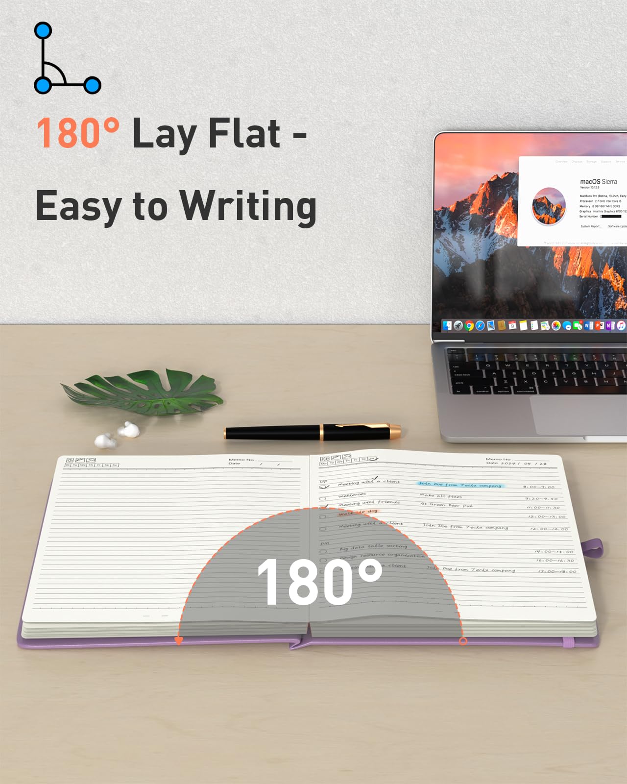 Smarpau Journal Notebook A5, Thick 320 Pages Journal for Women Men Writing 100gsm Lined Paper No Bleed - Image 4