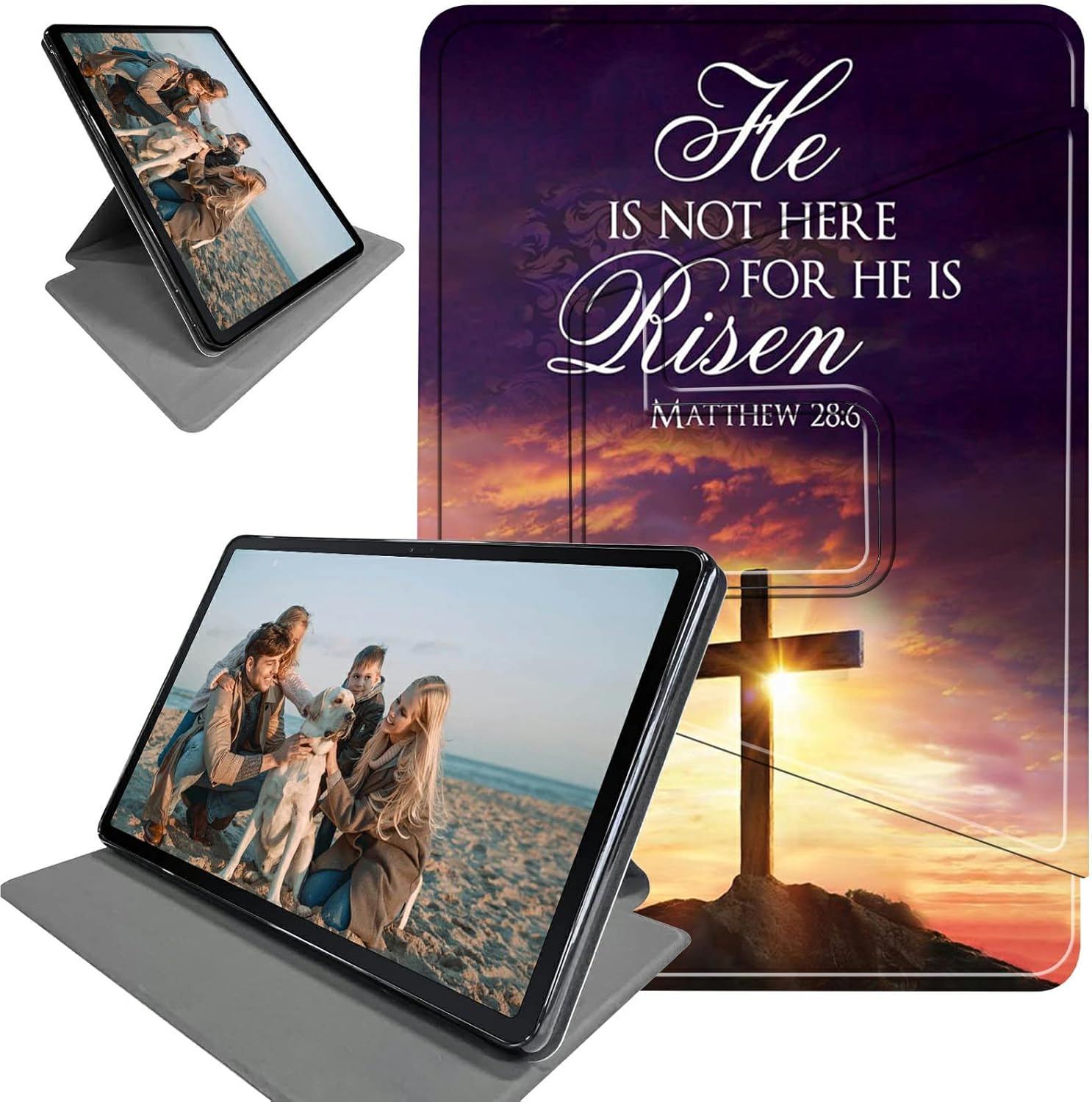 360 Degree Rotation Portable Case for Fire HD 10 & 10 Plus Tablet (Only Compatible with 11th Generation 2021 Release), Smart Standing Protective Cover with Auto Sleep/Wake, Butterfly Positive Quotes