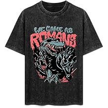 Men's Women's We Came Music As Romans Band Oversized T Shirts Casual Crewneck Short Sleeve Shirts for Men Women M