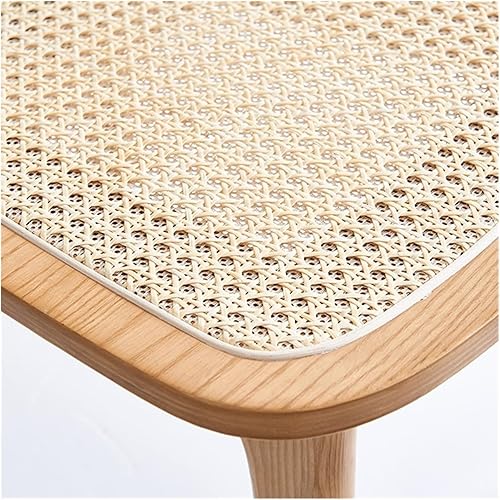 Miniatura 5 de sillas de comedor Silla de comedor de madera maciza para el hogar Simple Rattan Respaldo Taburete Hotel Maquillaje de madera Cocina moderna