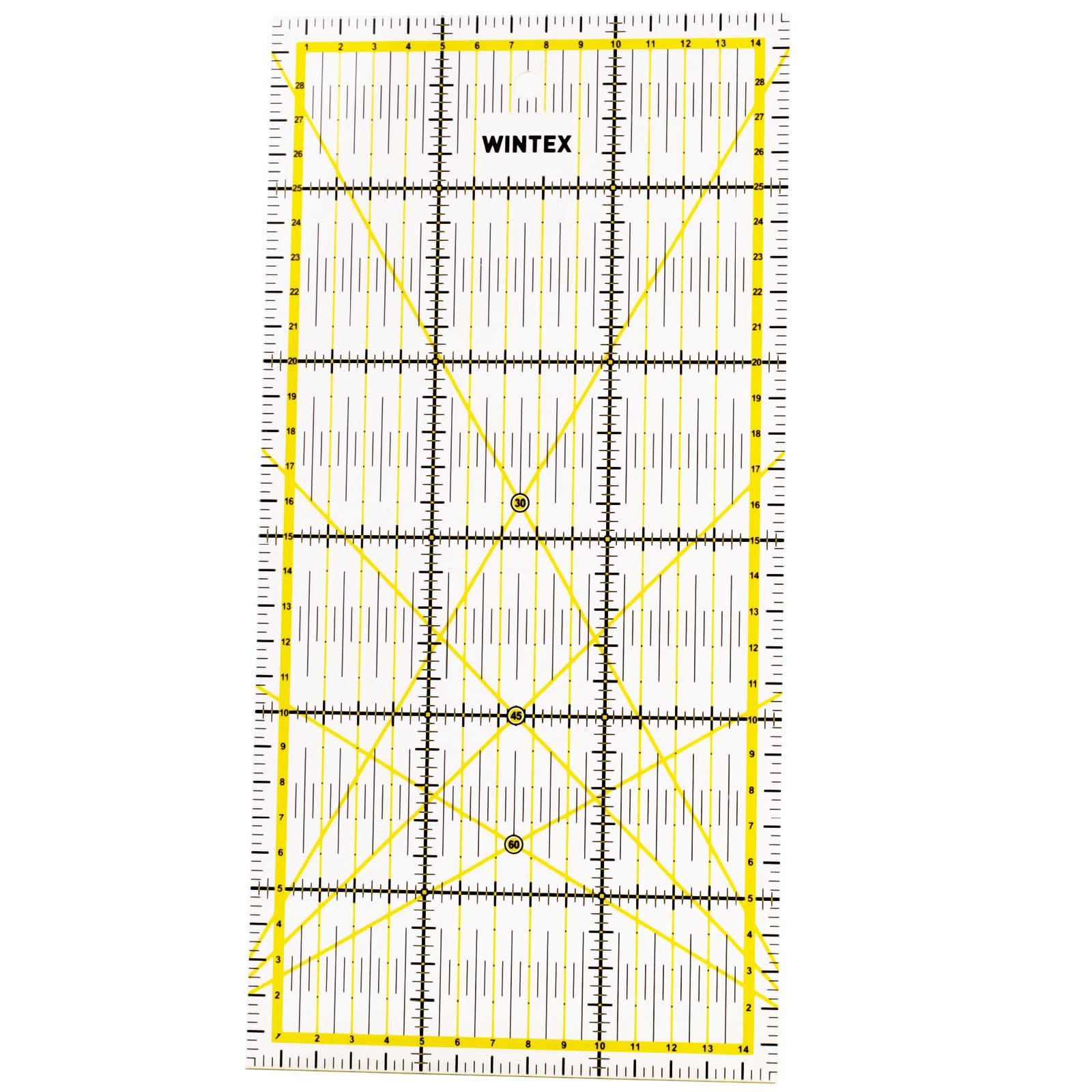 Lot De 3 Règles Patchwork Transparentes - 5x30cm, 15x15cm, 15x30cm - Graduations Cm & Angles 30°/45°/60°