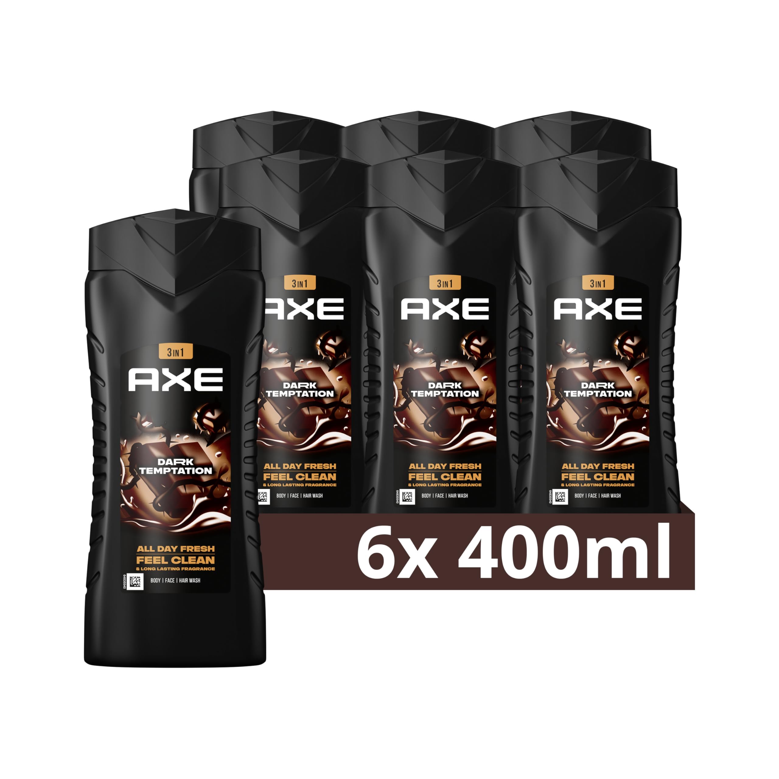 AXE Showergel Dark Temptation - 6 x 400ml
