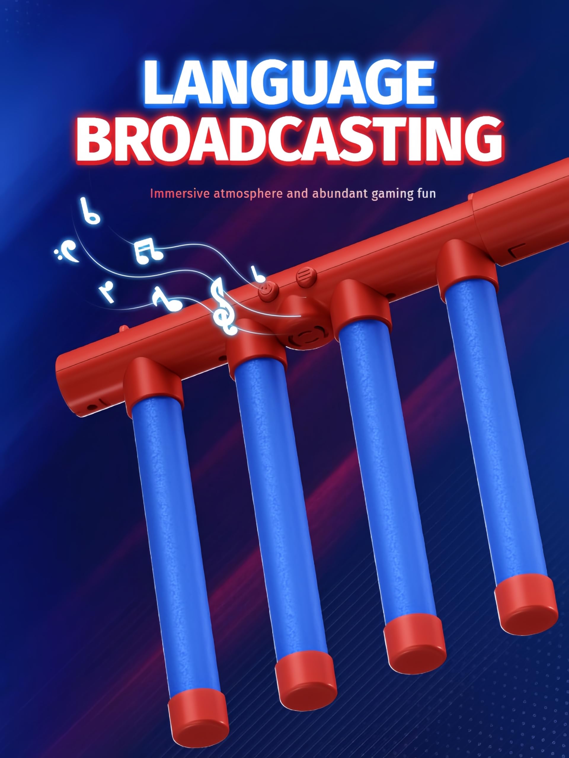 Reaction Challenge Game with Remote Control, Interactive Falling Sticks Game, 3 Speed Levels, Double Player - Image 2