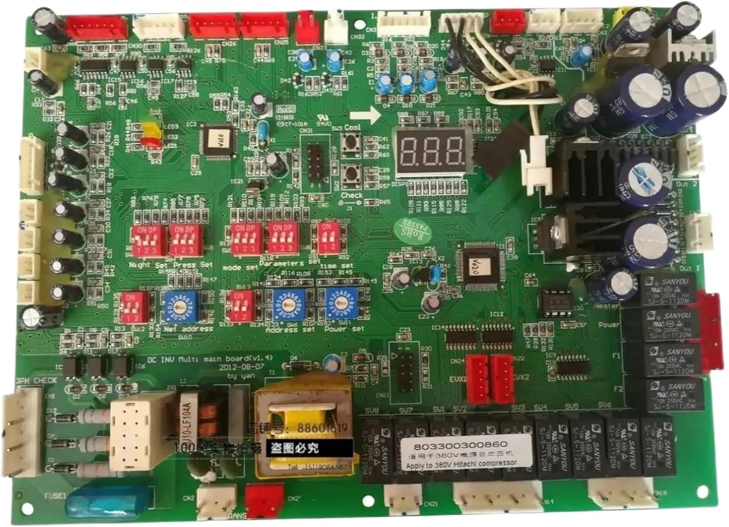 1pc for air conditione Main Board 803300300860 CORG8881A1 CMV-V450WSAM-B+1.0.D-4 Part