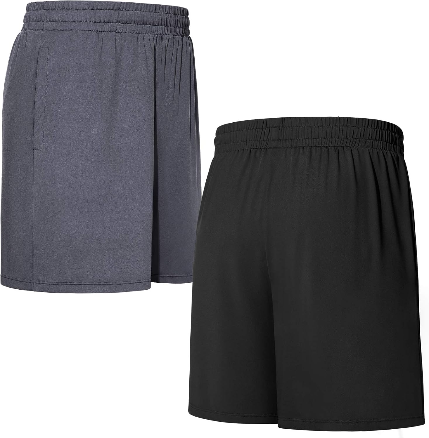 Roadbox Workout Shorts Men Athletic Gym Running Basketball Shorts for Men 7 inch with Pocket for Fitness Sports 2pack : Sports & Outdoors
