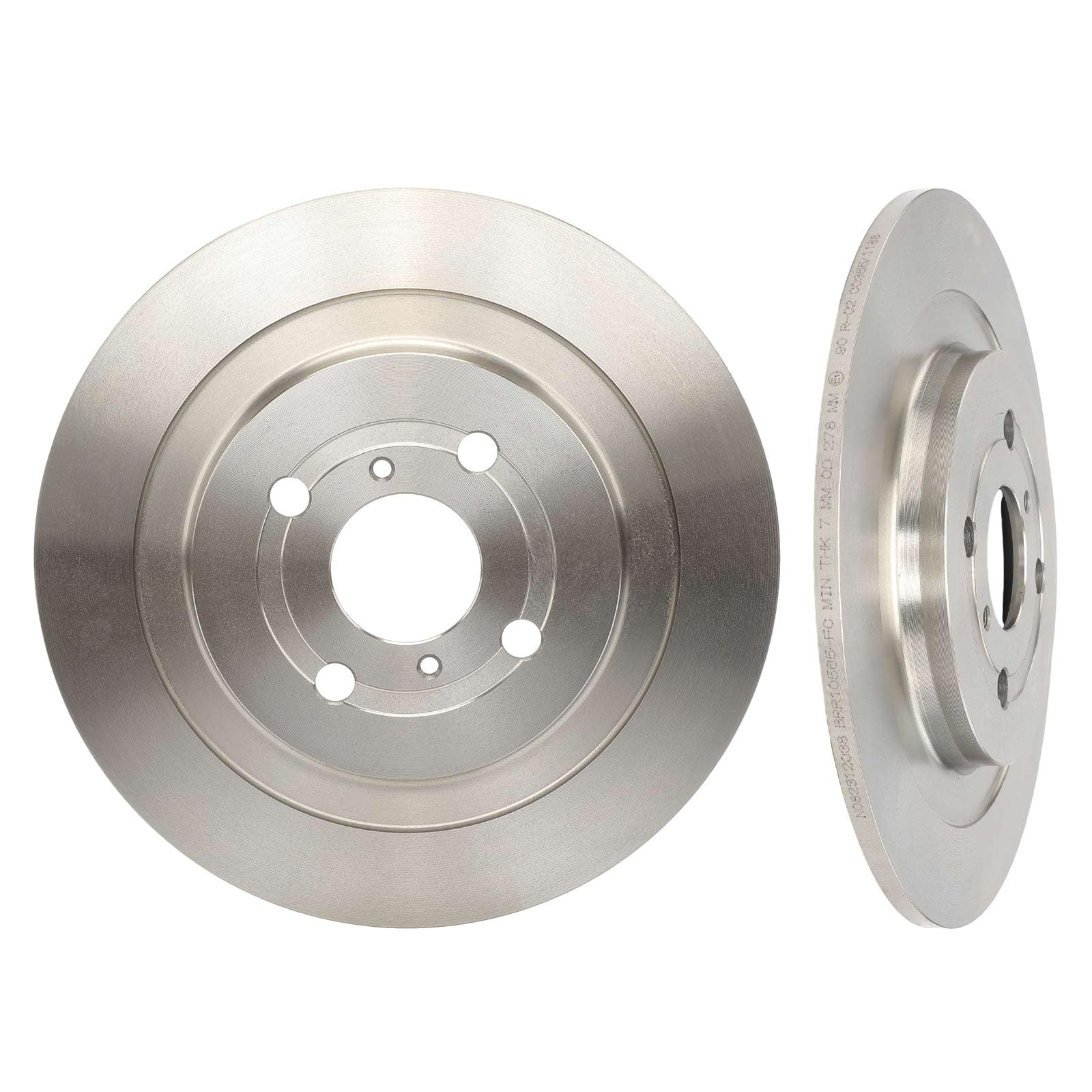 Frankberg Bremsensatz inkl. 4x Bremsscheiben + 8x Bremsbeläge Vorne Hinten Kompatibel mit Yaris P9 Yaris P13 Yaris Kasten/Schrägheck P13 Replace# 04465YZZDS, 044650D050