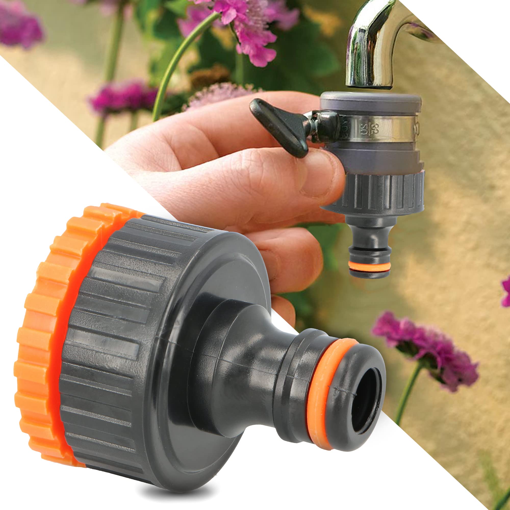 Connettore rapido Capezzolo Euro USA 3/4 di pollice Maschio Femmina Filettato Tubo Adattatore Tubo Irrigazione Goccia per Giardino Irrigazione