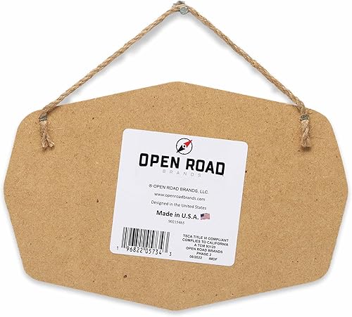 Vista 3 de Be Yourself Unless You Can Be a Shark Hanging Wood Wall Decor - Fun Shark Sign for Home Decorating Azul marino