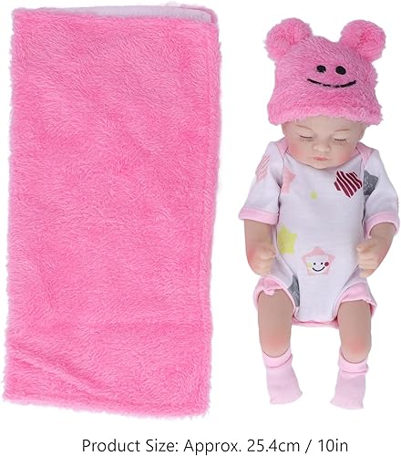 Miniatura 2 de LiebeWH Juego de muñecas de bebé recién nacido de 10 pulgadas, muñecas de bebé recién nacidas lavables emulacionales suaves para dormir, juguetes