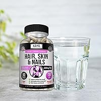 Vista 7 de Kaya Naturals Cápsulas de uñas BIOTIN Vitamina D Vitamina B-12 A Apoyo de ácido fólico, Suplemento vitamínico de apoyo para el cabello