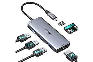 DockTek USB-C Hub Adapter for MacBook Pro, Air