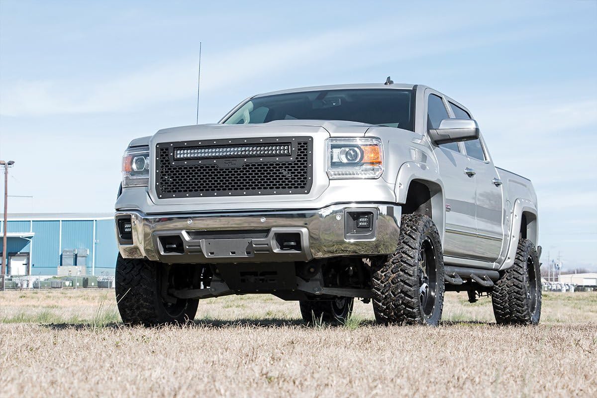 Rough Country Black Series LED Fog Light Kit for 14-15 GMC Sierra 1500-70689