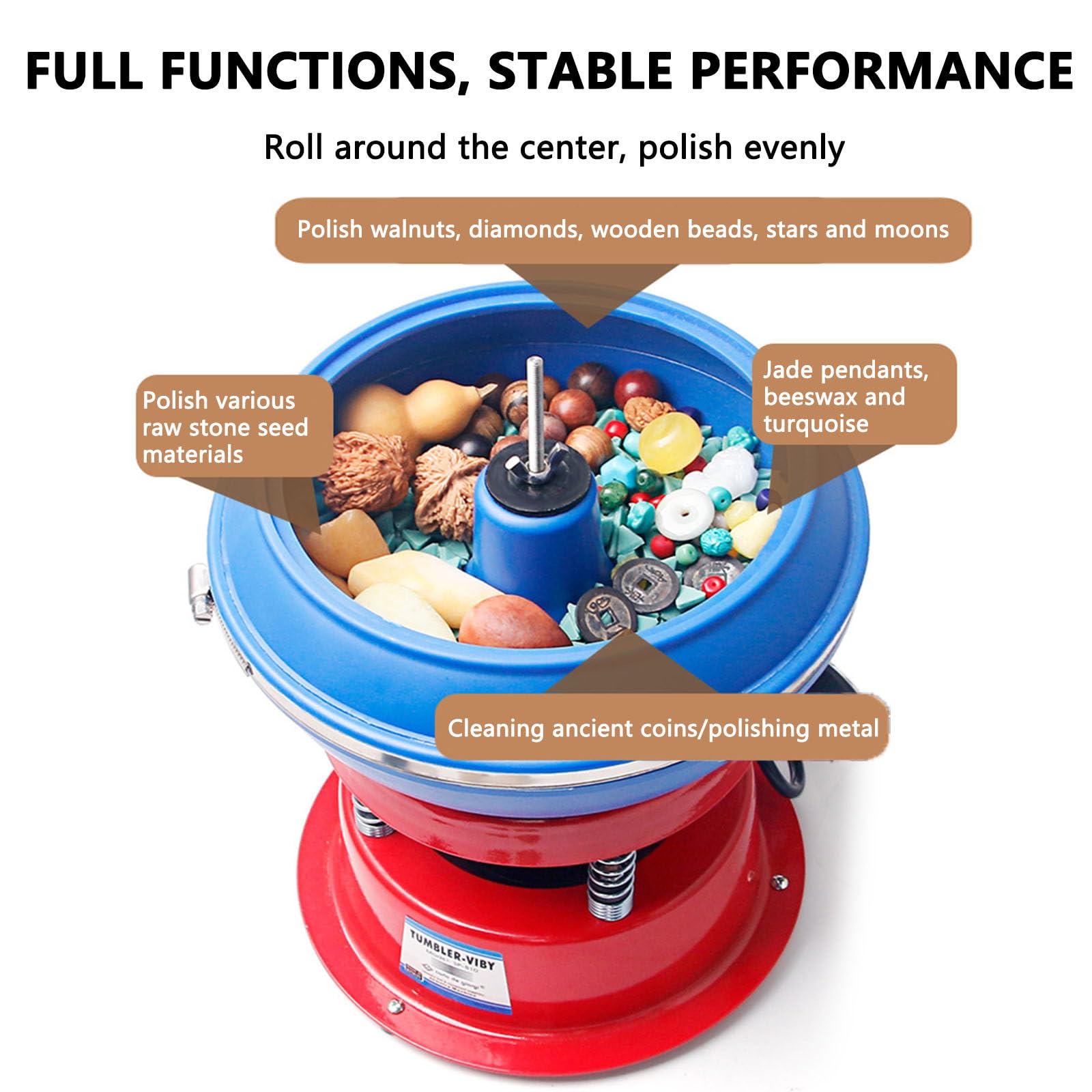 Lucidatrice A Vibrazione 10 Pollici Per Gioielli E Metalli - Macchina Per Levigatura E Lucidatura - Foto 4
