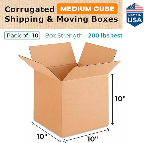 Miniatura 112 de Cajas para envío IDL Packaging - B-1266-5 de cartón corrugado, tamaño pequeño, de 12 pulgadas de largo x 6 pulgadas de ancho x 6 pulgadas de alto