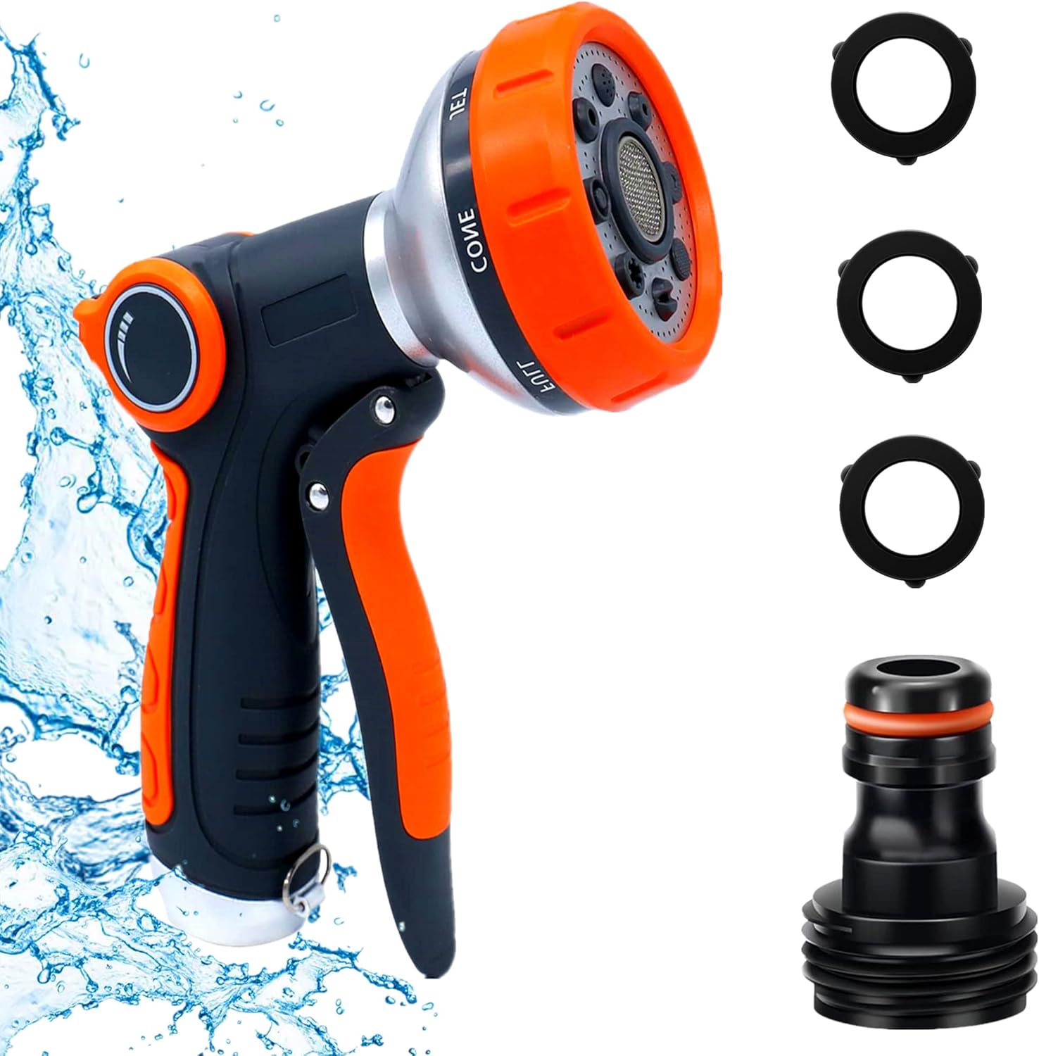 Garden Hose Pipe Spray Gun Upgraded Garden Showers High Pressure Anti