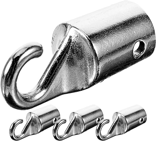 Angoily Gancho de varita ciega, 4 piezas de gancho de varita vertical, piezas de repuesto para cabeza de piezas de s, cortina de repuesto s para