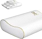 Royal Therapy Memory Foam Pillow, Queen Neck Pain Relief, Contour Cervical Pillow, for Neck and Shoulder Pain, Side, Back and Stomach Sleeper