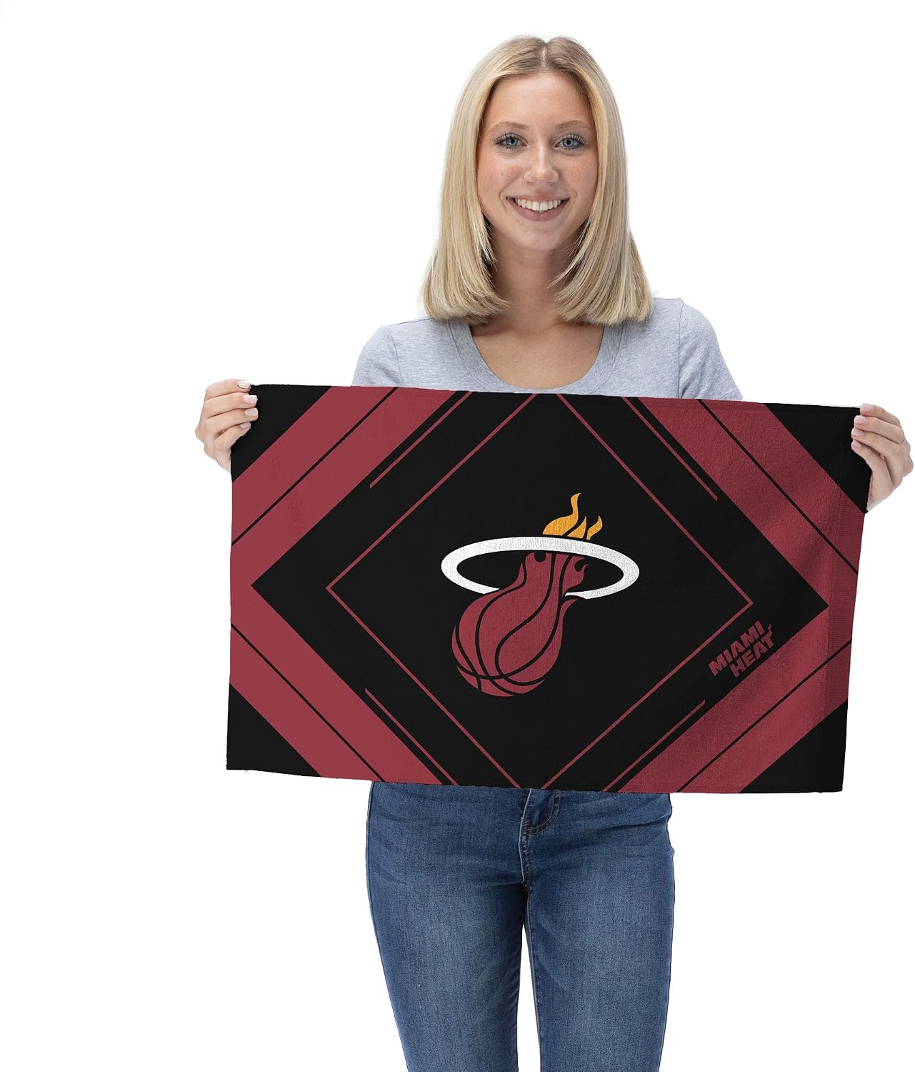 NORTHWEST NBA Miami Heat Fan Towel 2-Pack, 16" x 25", Pick-N-Roll