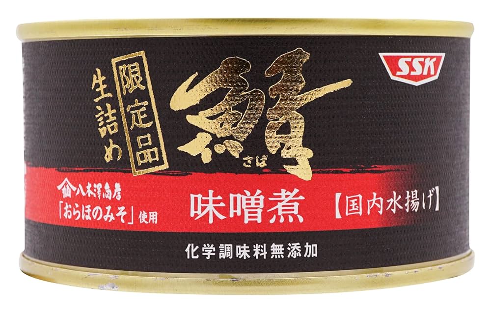 さばみそページ Amazon.co.jp: SSK 生詰め限定品 鯖 味噌煮 固形量120g : 食品