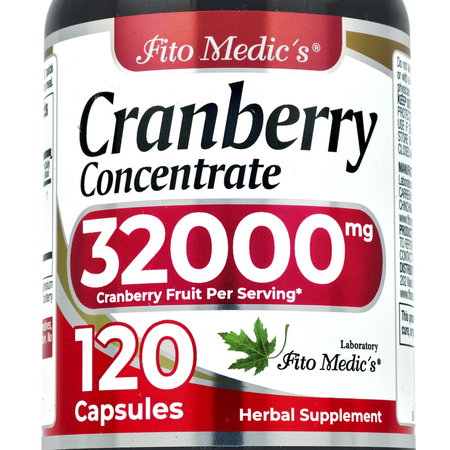 FITO MEDIC'S Lab | Cranberry Pills | Cranberry Supplement |120 softgels | Concentrate Extract