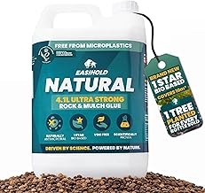 Vuba Easihold 4.1L Gravel Glue – Rock, Stone Adhesive & Mulch Binder, Natural Non-Toxic Ready-to-Use, Pea Gravel & Bark Stabiliser for Landscaping Paths, Patio Borders 10m² Coverage 3-Year Protection