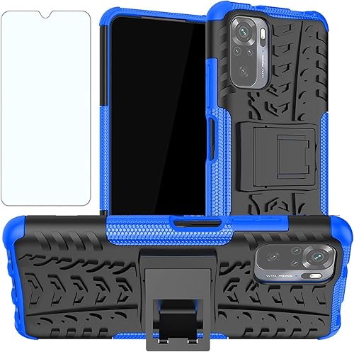 Funda de telĂ©fono para Xiaomi Redmi Note 1010S 4G con protector de pantalla de vidrio templado y soporte Soporte Soporte duro resistente hĂbrido Funda de telĂ©fono para Xiaomi Redmi Note 1010S 4G con protector de pantalla de vidrio templado y soporte Soporte Soporte duro resistente hĂbrido