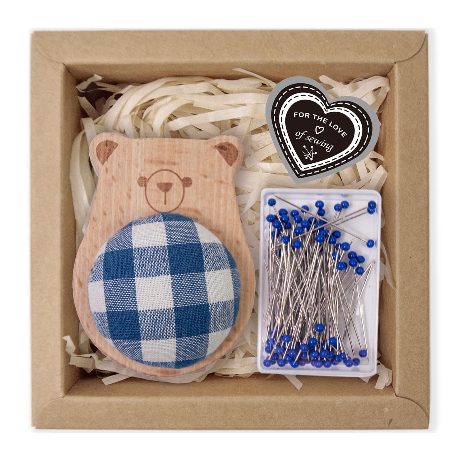 Tsophreniq Sewing Kit Includes Hedgehog and 100 Crafting Pins for Stitching Professional Sewing Pin Organizer