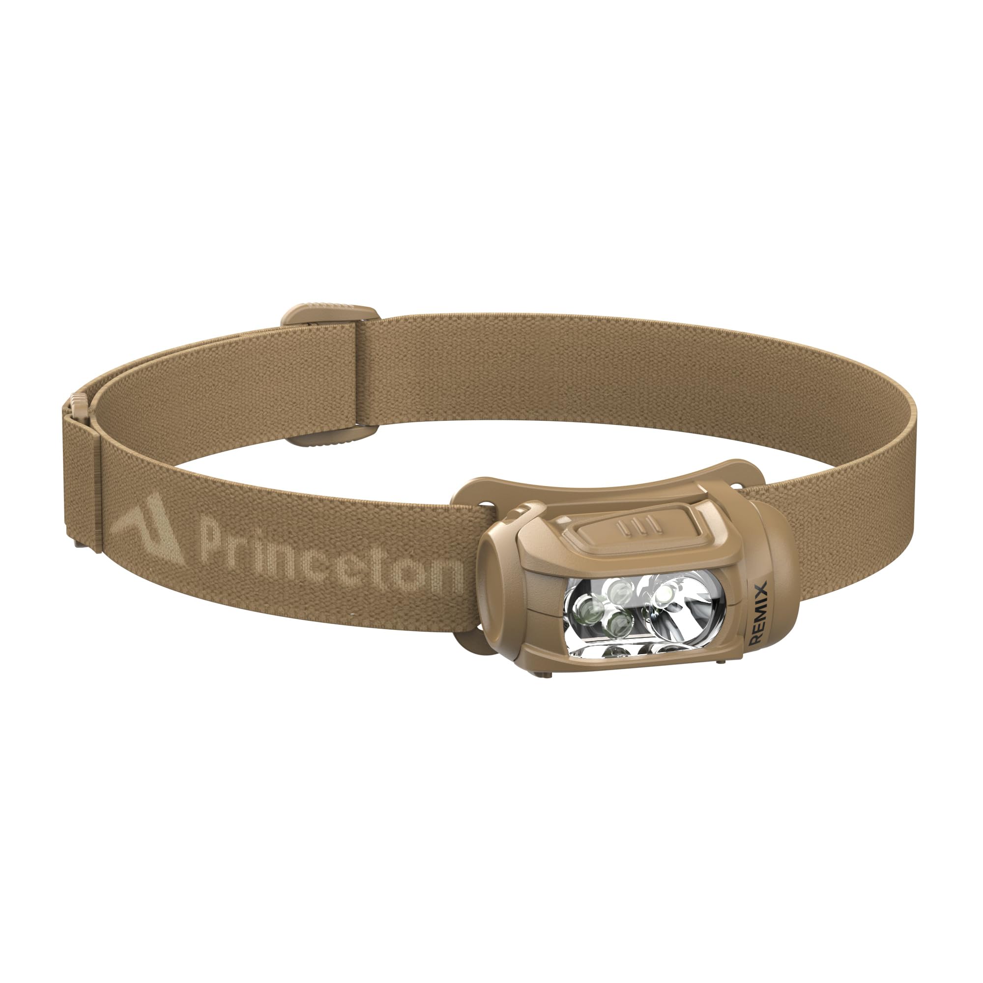 Princeton Tec Remix LED Headlamp (300 Lumens, Tan w/Red LEDs) (RMX300-RD-TN)