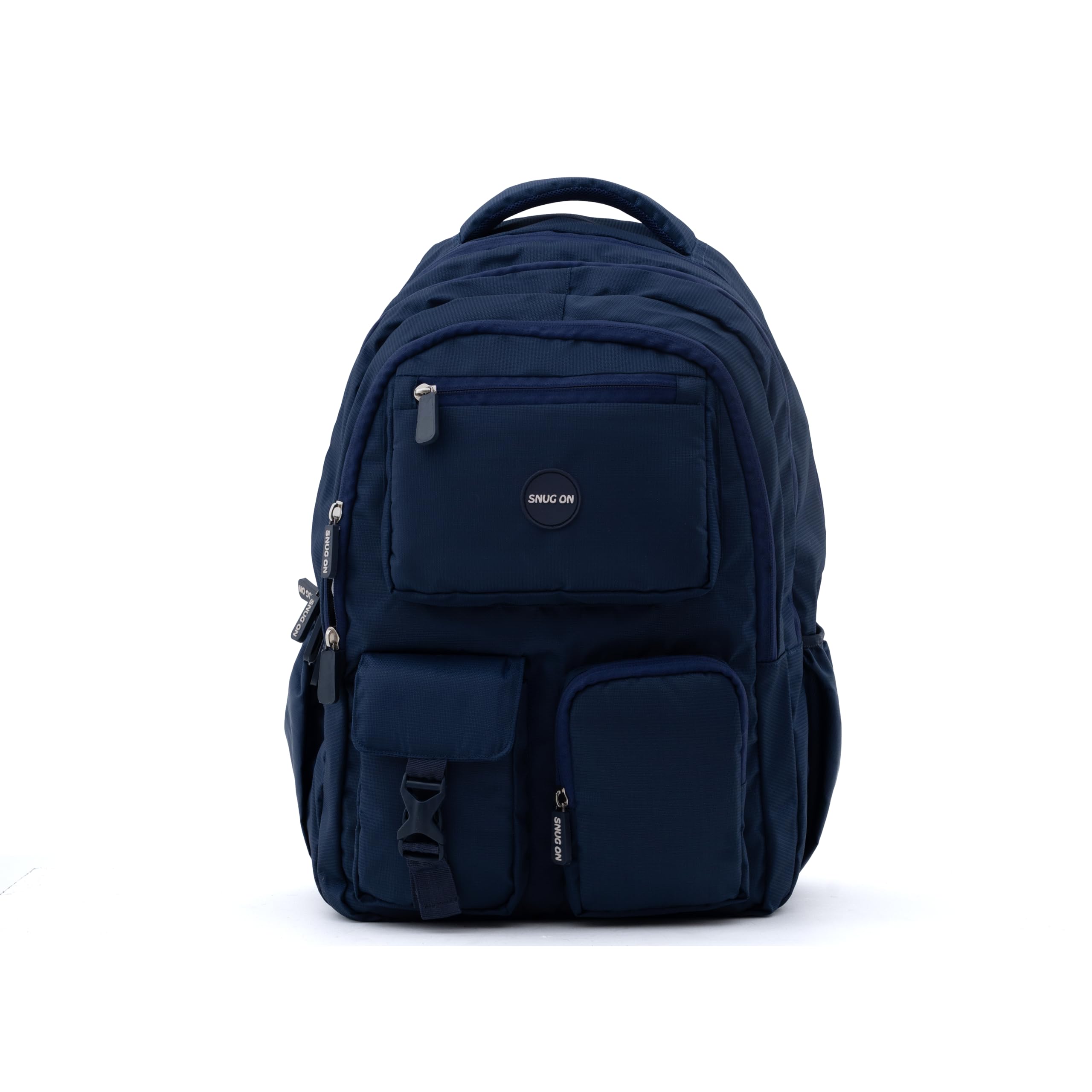 35L Teen Backpack for Girls & Boys - Age 12+ | Lightweight Polyester School & Travel Bag with 3 Compartments, 3 Front Pockets, 2 Side Bottle Holders & Zipper Closure - Multicolor-image-36