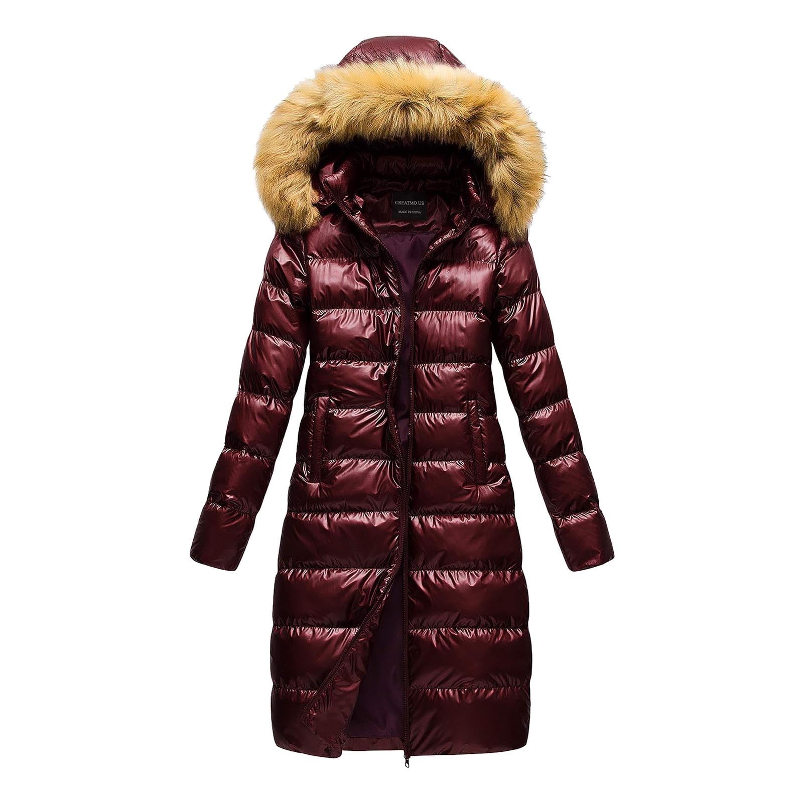 Piumino da donna, lungo, ultraleggero, pieghevole, lungo, leggero, trapuntato, piumini leggeri, piumini leggeri e leggeri, cappotto invernale, per donne, cappotto invernale da donna, pelliccia