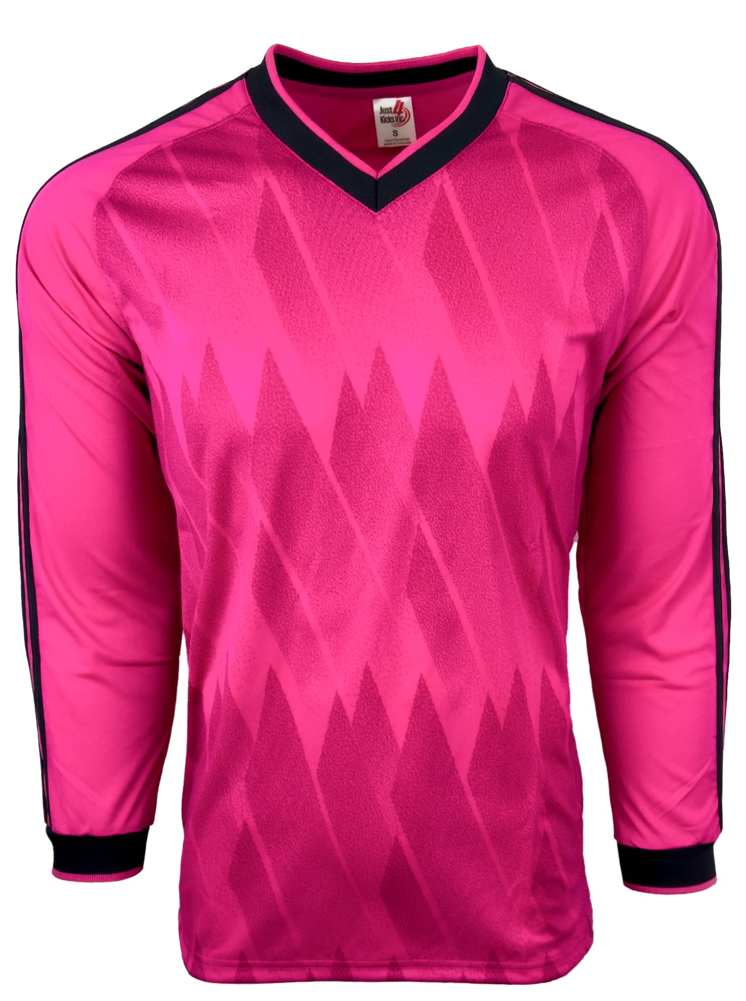 Goalkeeper Jersey Campeon, Adult Sizes Goalie Soccer Shirt Pink (AM)
