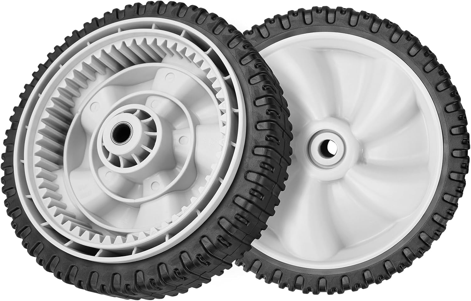 734-04581 634-0190A HRR216 Lawn Mower Wheels Fit for MTD, Yard Man, Crafts man, Huskee, Yard Machines Self Propelled Walk-Behind Lawn mower （2 Pack）