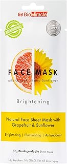 BioMiracle Hoja de mascarilla natural con pom...