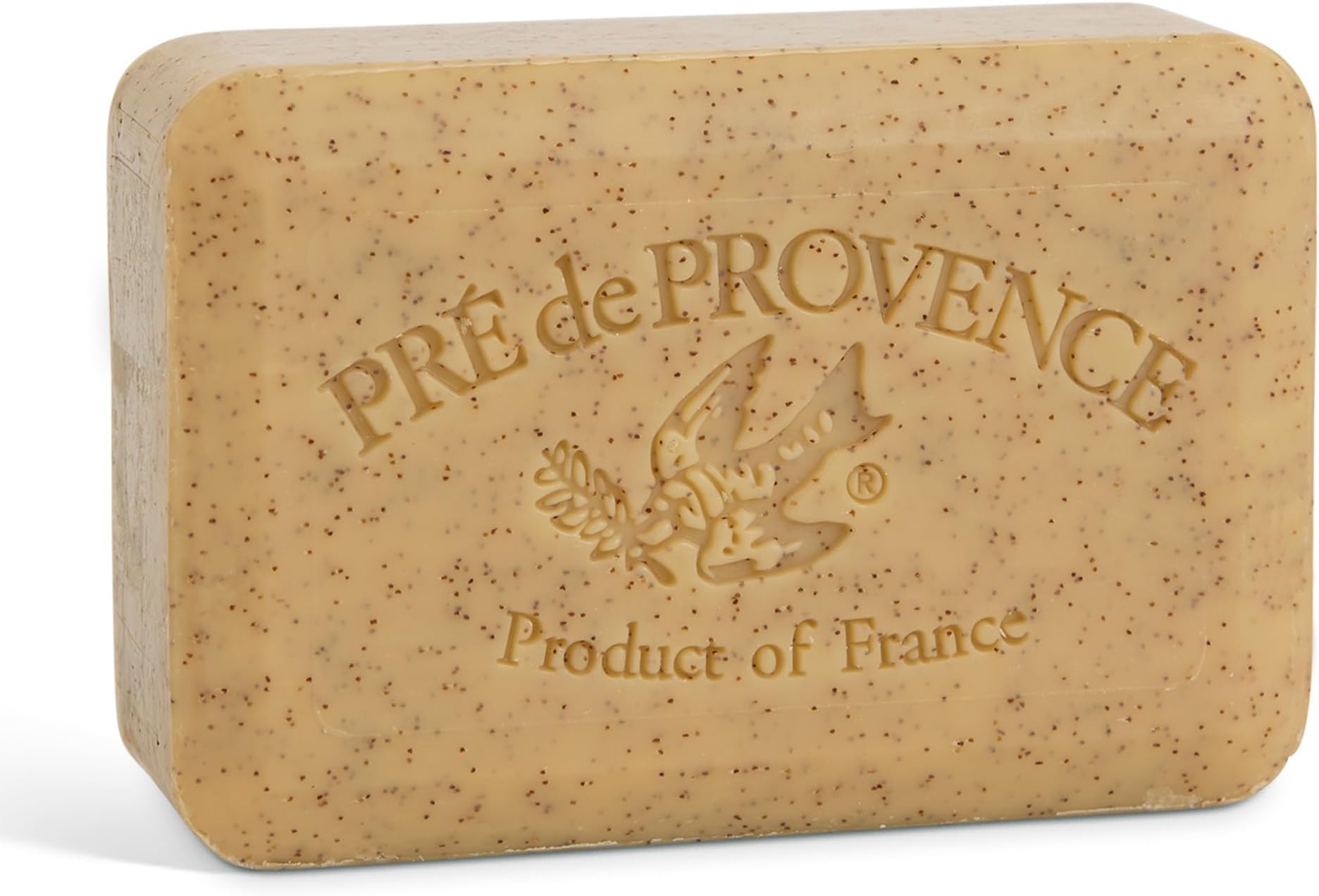 Artisanal French Soap Bar Enriched with Shea Butter, Quad-Milled For A Smooth & Rich Lather (250 grams) - Honey Almond
