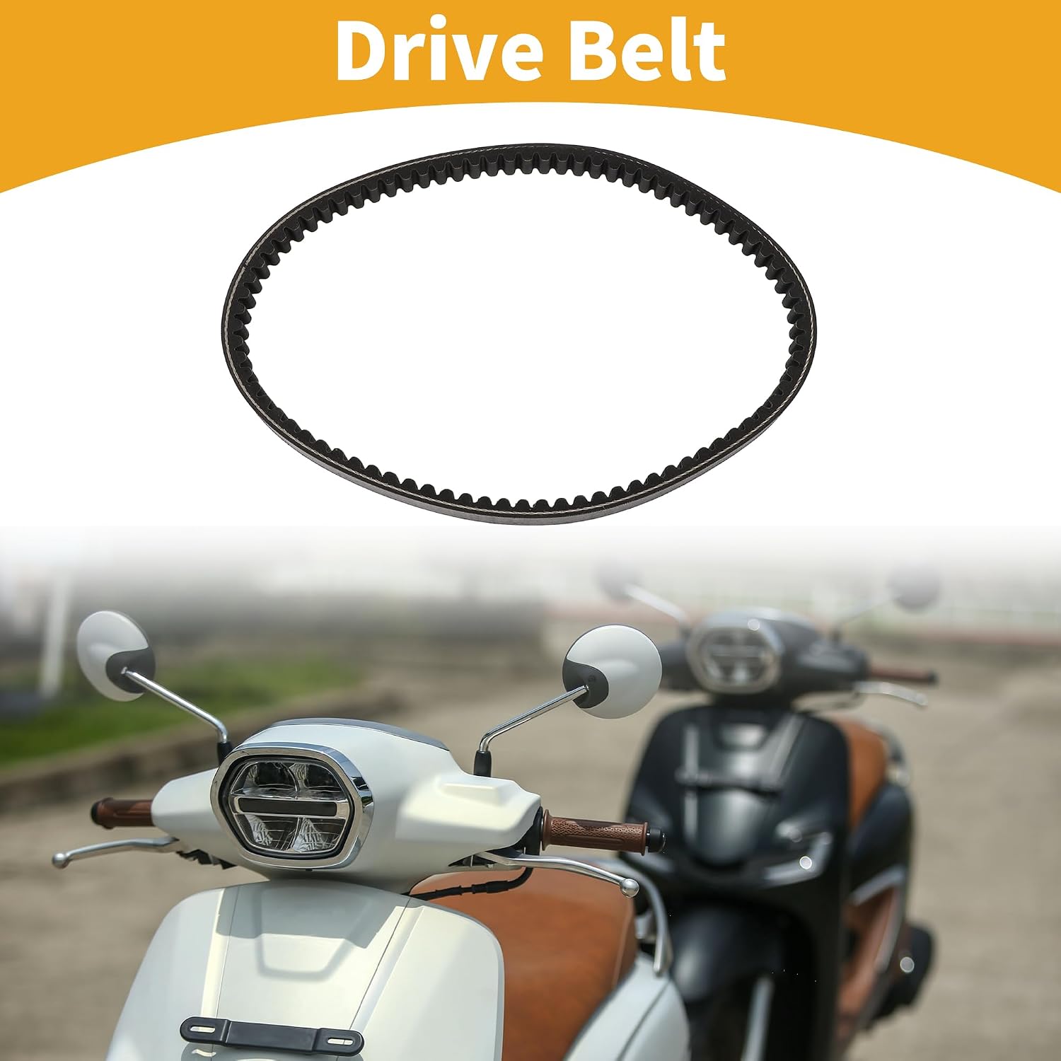 Drive Belt Motorcycle V-Belt for Honda Helix CN250 Elite CH250