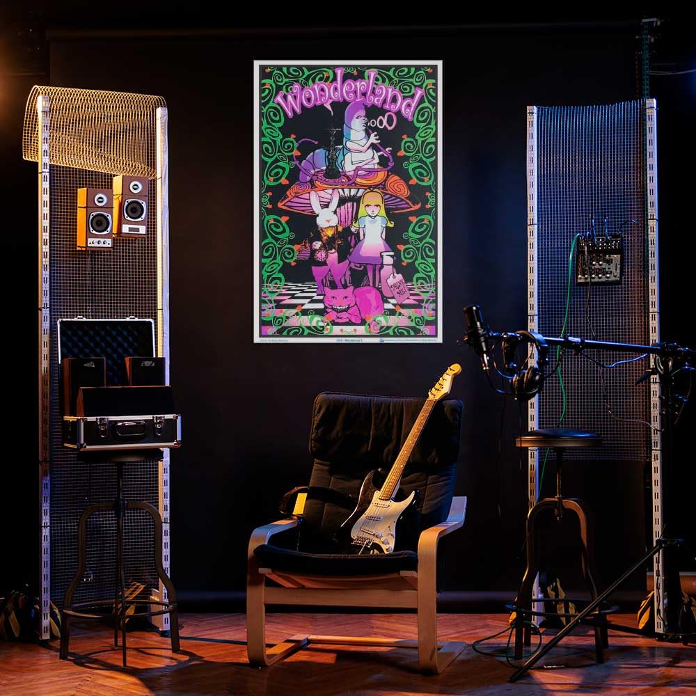 Amazon.com: Scorpio Posters Wonderland II - Laminated Blacklight