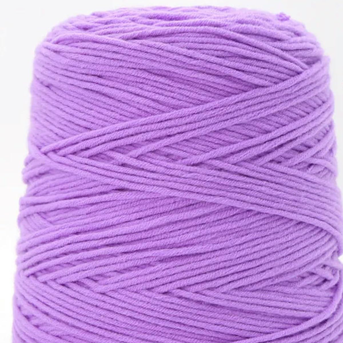 VICIYOO 400g Tufting Cylinder Yarn 8Strands of Milk Cotton Tufting Wool DIY Hand-woven Carpet Yarn Bulk