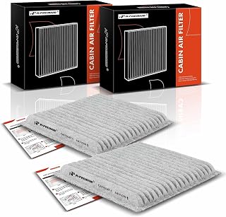 2-PC Cabin Air Filter w/Activated Carbon Compatible with Ford, Lincoln & Mazda - Edge 2007-2014, MKS 2009, MKX 2007-2015, MKZ 2008-2009, CX-9 2007-2015 - 2.0L 3.5L 3.7L - # 7T4Z-19N619-B