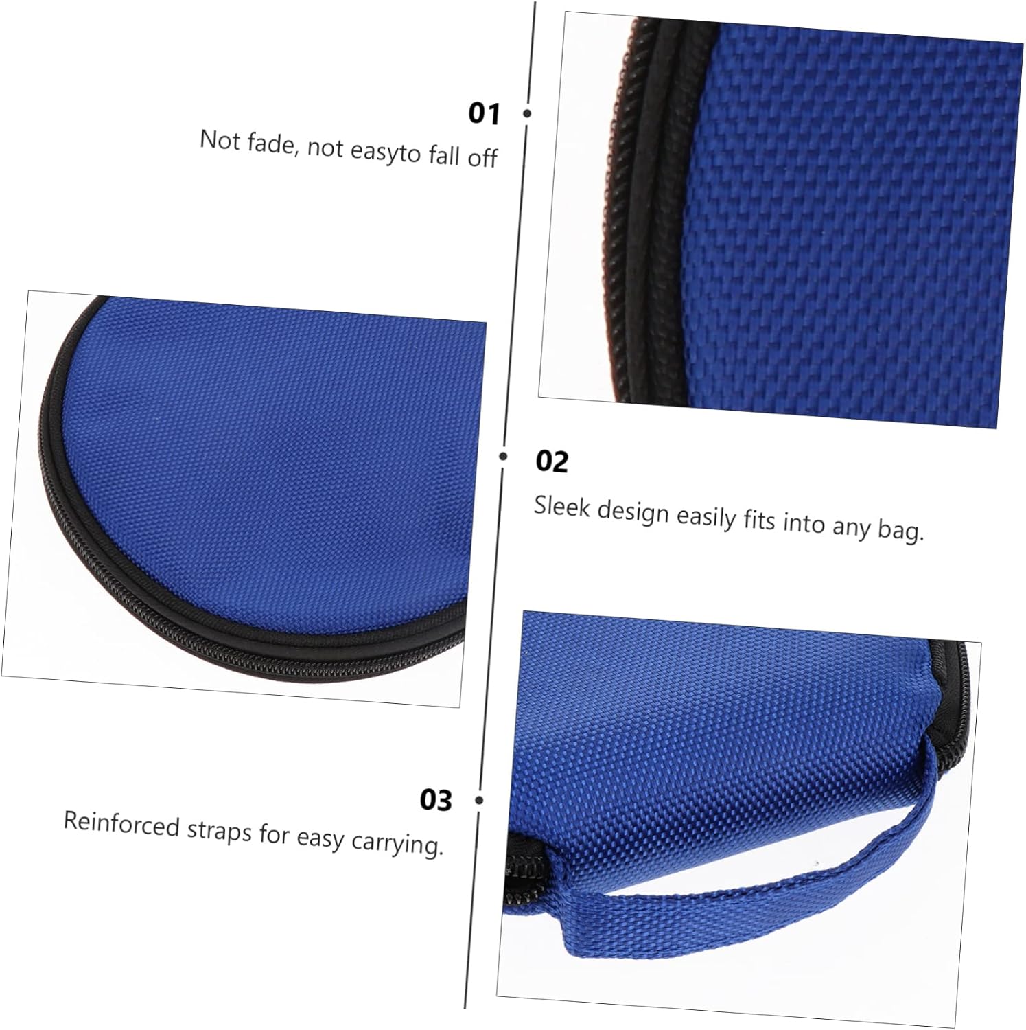 Cabilock 20pieces Capacity Cd Zipper Case Capacity Disc Storage Pouch for Home Travel and Car Soft Inner Pages Prevent Scratches Organizer for and Dvds