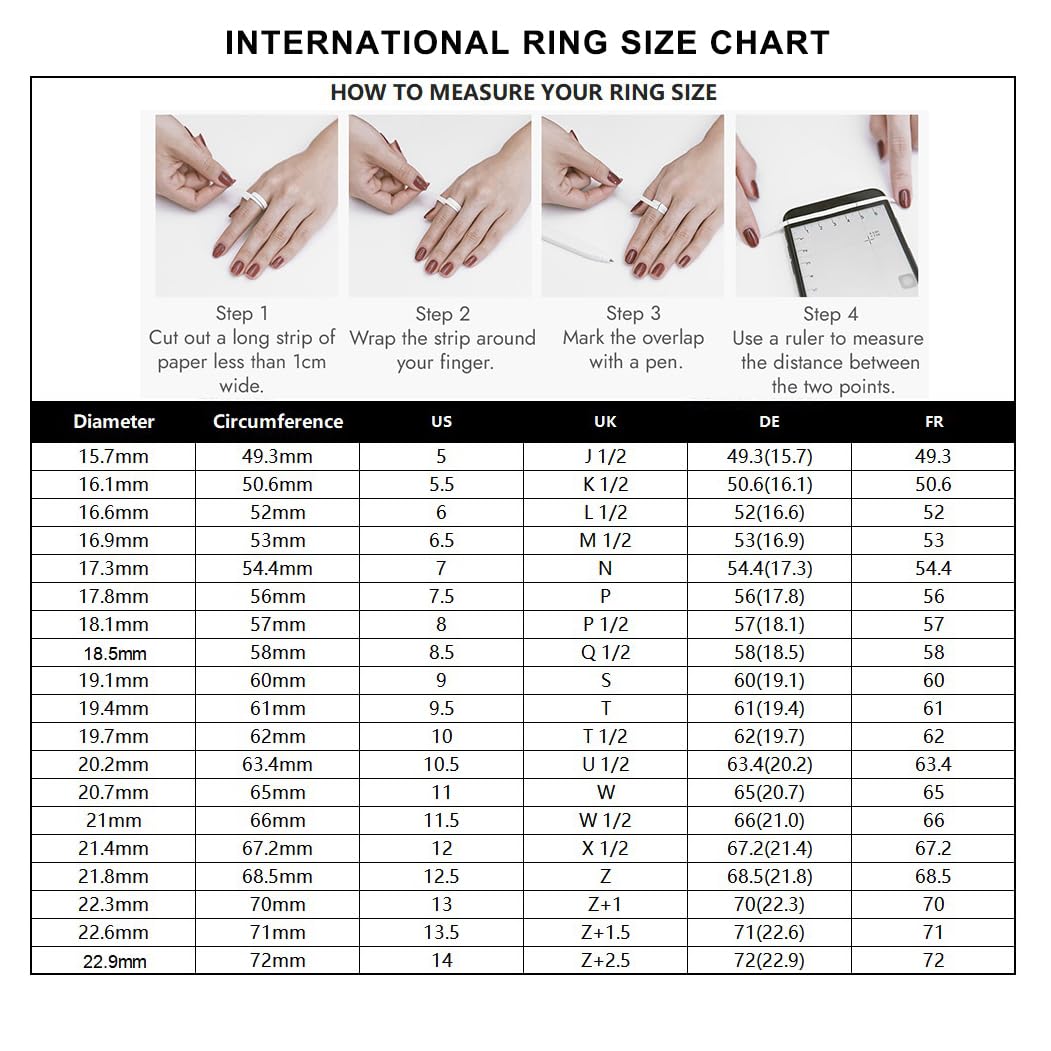 Yaresul 3.5CT 925 Sterling Silver Engagement Rings, Radiant Cut Cubic Zirconia Travel Promise Wedding Band Sapphire|Emerald|Amethyst|Ruby|Aquamarine Birthstone Rings for Women... - Image 7