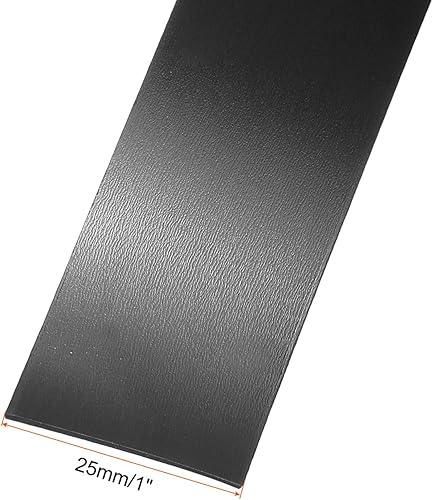 Miniatura 4 de MECCANIXITY 2 rollos de tira magnética con fuerte adhesivo en el respaldo de 0.08 pies x 26.25 pies, cinta magnética etiquetas adhesivas para