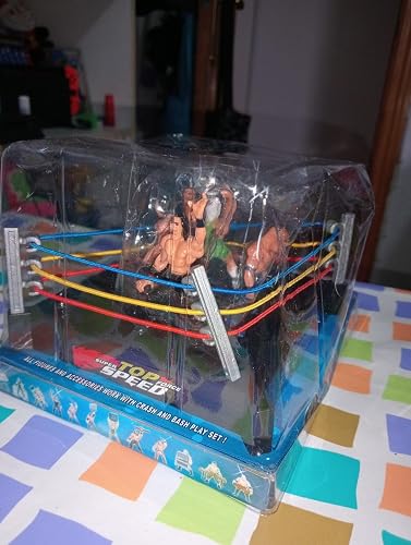 Set De Lucha De Gladiadores Con 6 Figuras Y Ring Hexagonal – Juguete De Pelea Para Niños – Modelo De Escena De 16,5 Cm