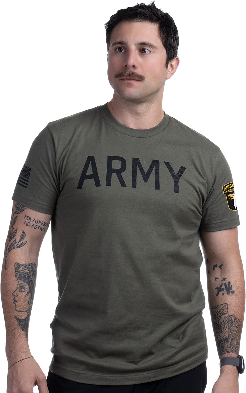 Army PT Style Shirt - U.S. Military Physical Training Infantry Veteran Workout T-Shirt - Image 3