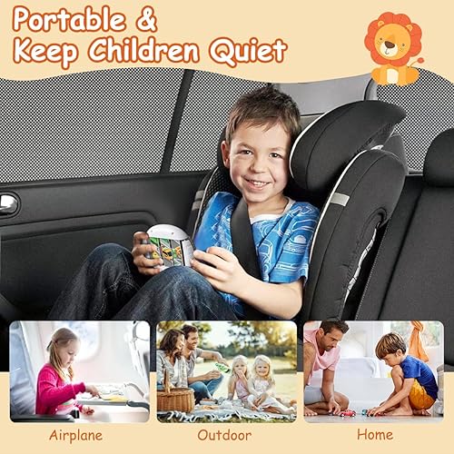 Miniatura 4 de Fullware Rompecabezas giratorio 3D para niños de 3, 4, 5, 6, 7 años, 4 rompecabezas en 1, juego de mano juguetes antiestrés para viajes, autos y