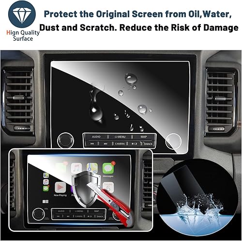 Miniatura 7 de Protector de pantalla para radio Nissan Frontier de 9 pulgadas, pantalla táctil Nissan Frontier 2022-2024, accesorios de vidrio templado 9HD,