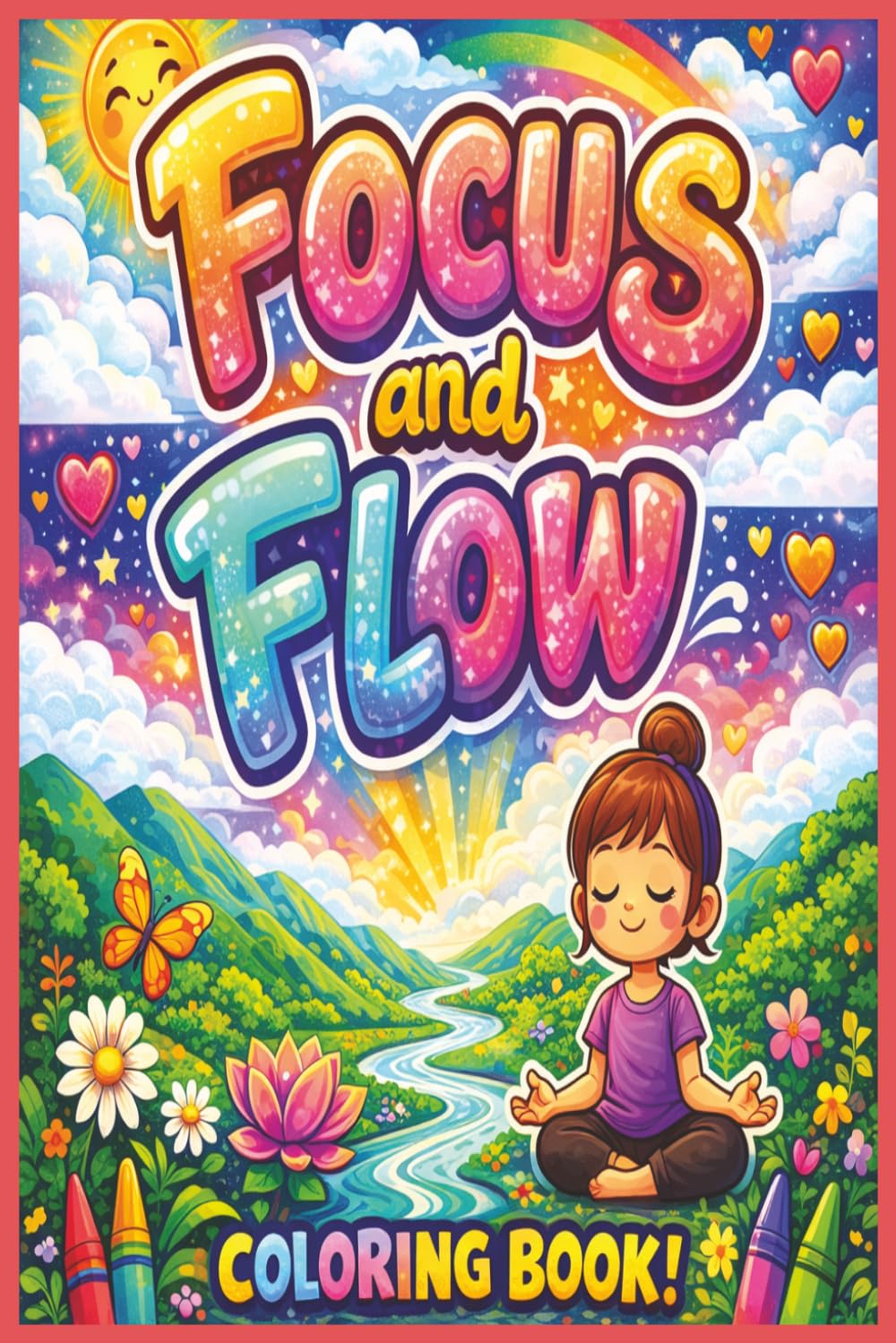 Focus and Flow: A Calming Coloring Journey for Mindful Focus and Creative Flow | 6x9 inches | 50 coloring pages (Calm & Clever Coloring Series)