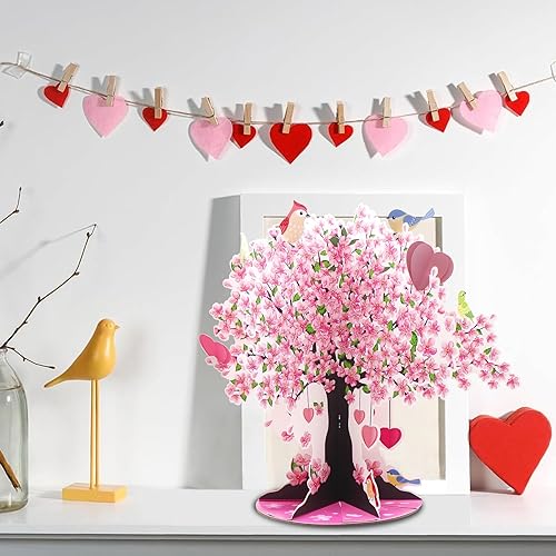 Miniatura 3 de iNFUN iNJOY Tarjeta de ramo de flores emergente para el día de la madre, lirio, ramo de flores de tamaño real de 10 pulgadas, tarjetas de