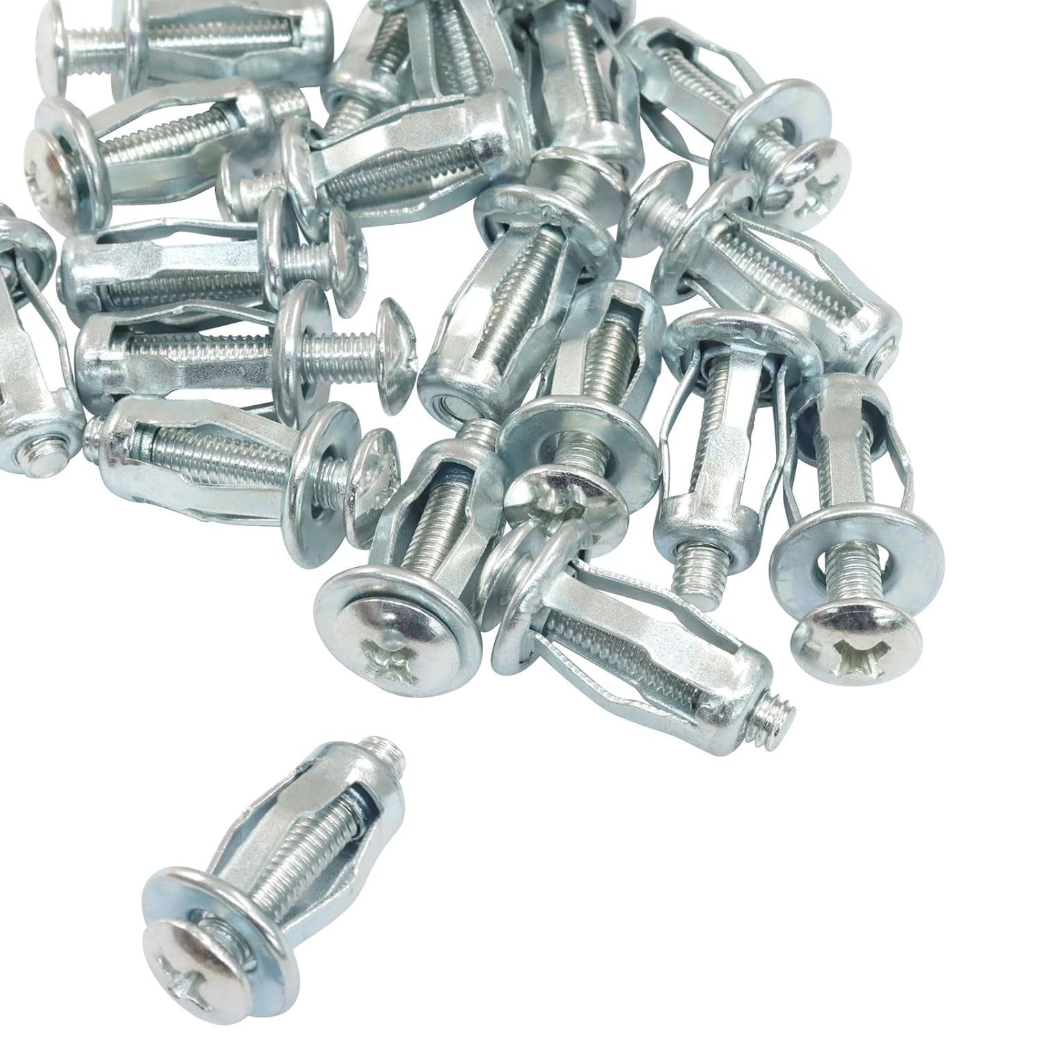 M4 x 20 Hollow Wall Anchors, 20 Pack, M4 x 4/5"