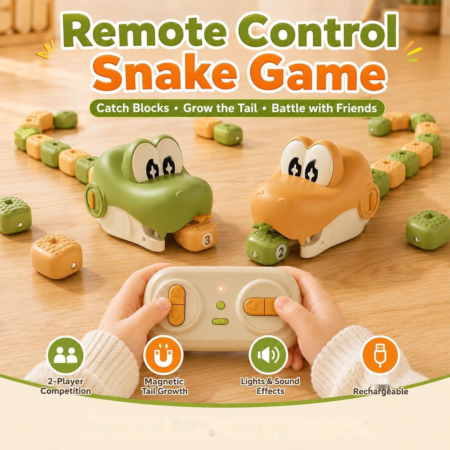 2027 Giocattolo del gioco del serpente magnetico
